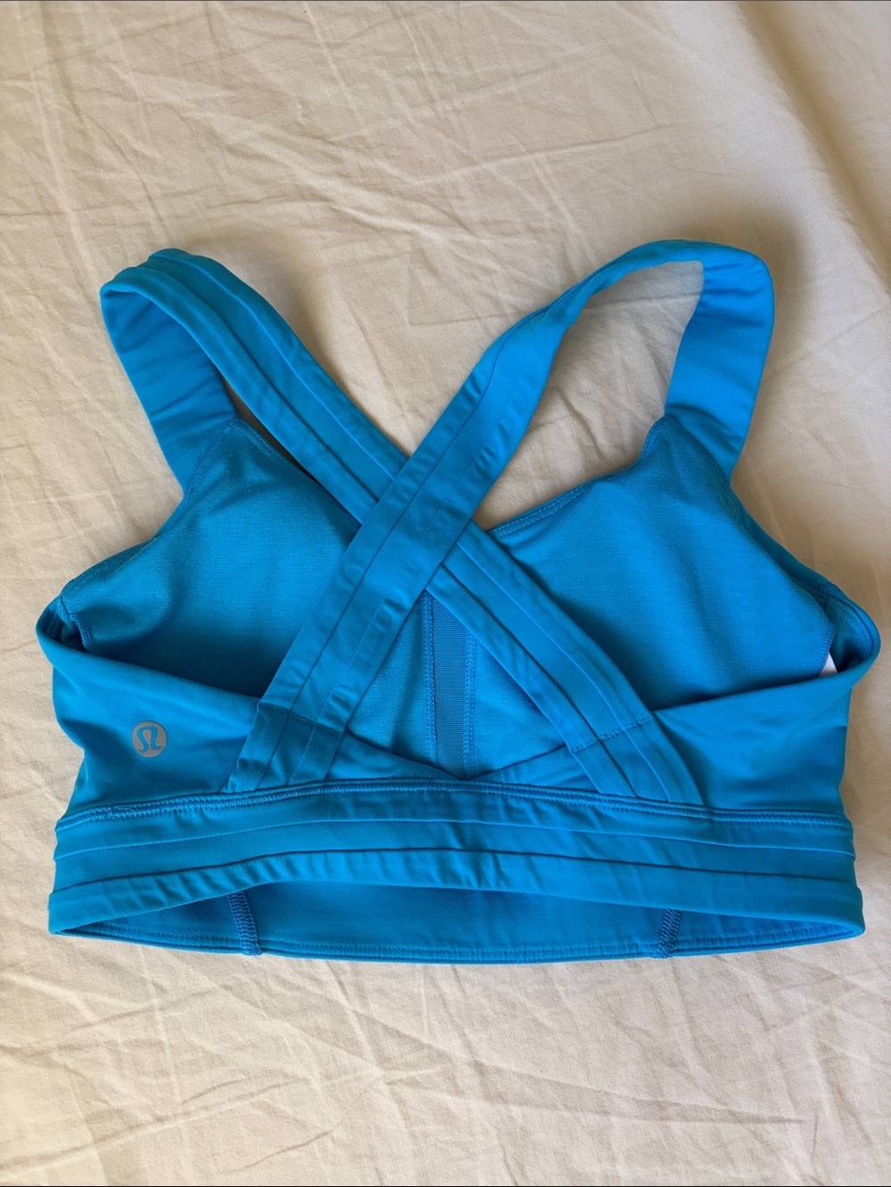 Lululemon Athletica Bright Blue Cross-Back Sports Bra